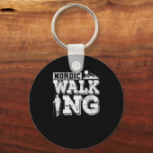 北欧歩くスポーツフィットネス訓練 キーホルダー (正面)