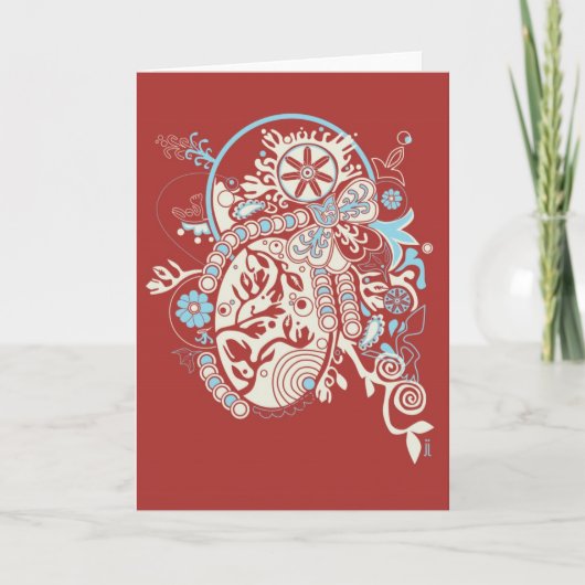 北欧毛布 カード (正面)