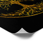 北欧神話のケルトの木、ヤグドラシル ポスター (角)