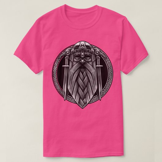 北欧神話の神、オーディン Tシャツ (デザイン正面)