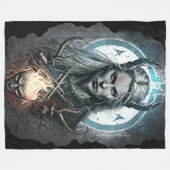 北欧神話フリーヤブランケット フリースブランケット (正面(横))