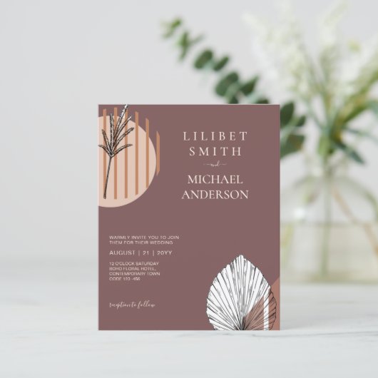 北欧結婚抽象芸術幾何学模様 (スタンド正面)