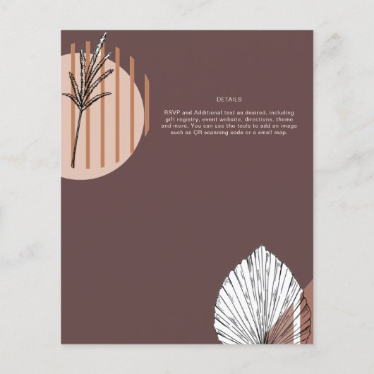 北欧結婚抽象芸術幾何学模様 (裏面)