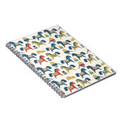 北欧美術インスパイアの馬柄。  ノートブック (右側)