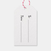 北欧赤と白鳥ラブバード ギフトタグ (裏面)