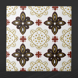 北欧金ゴールド北欧グラフィック タイル