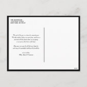 北欧2枚のフォトクリスマス（黒） シーズンポストカード (裏面)