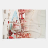 北欧3D冬の風景 キッチンタオル (横)