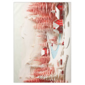 北欧3D冬の風景 テーブルクロス (正面)