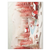 北欧3D冬の風景 テーブルクロス (正面)