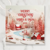 北欧3D冬の風景 フェイバータグ (正面)