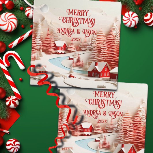 北欧3D冬の風景 フェイバータグ