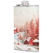 北欧3D冬の風景 フラスク (左)