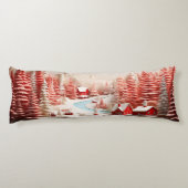 北欧3D冬の風景 ボディピロー (裏面)