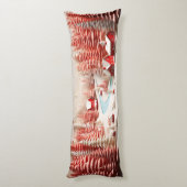 北欧3D冬の風景 ボディピロー (裏面 (縦))