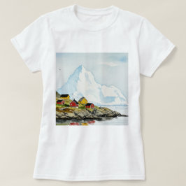 北欧+北極圏の風景 Tシャツ