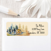 北欧/山住所 シール パーソナライズされた (インサイチュ)