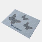 北欧（昆虫）オオカバマダラ、モナーク ドアマット (アングル)