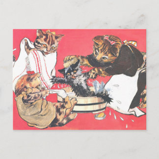 北沢楽天ねこ行瑞1914年 ポストカード