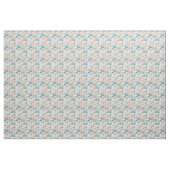 北海のかわいい落書きパターン ファブリック (ヤード)