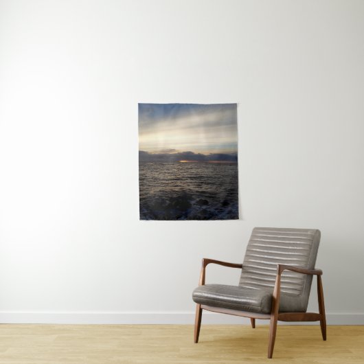 北海の夕日 タペストリー (インサイチュ)