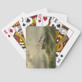 北海の嵐に巻き込まれた蒸気船 トランプ (裏面)