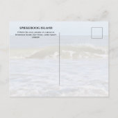 北海の波が激突 ポストカード (裏面)