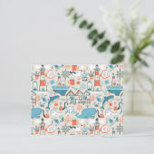 北海カワイトドールパターン シーズンポストカード (スタンド正面)