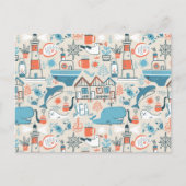 北海カワイトドールパターン シーズンポストカード (正面)