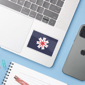 北海道国旗 シール (ノートパソコンとiPhone)