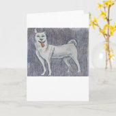 北海道日本のグリーティングカード カード (黄色い花)