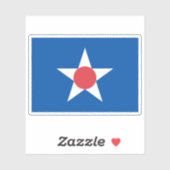 北海道旭川国旗 シール (シート)