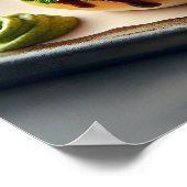 北海道調和バーガー放牧 ポスター (角)