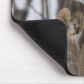 北海道鹿シカ・ドーとヤング マウスパッド (コーナー)