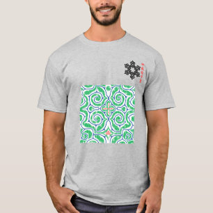 北海道 アイヌ柄 Hokkaido Ainu pattern T-shirt Tシャツ