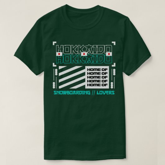 北海道 Tシャツ (デザイン正面)