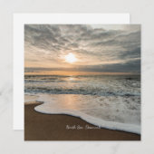 北海、デンマークの絵のように美しい夕日。 (正面/裏面)