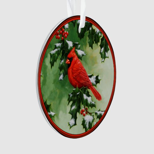 北深紅色雄 オーナメント (正面)