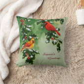 北深紅色雄 クッション (ブランケット)