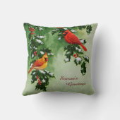 北深紅色雄 クッション (裏面)