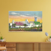 北玄関の眺め、理学堂 キャンバスプリント (インサイチュ (リビング))