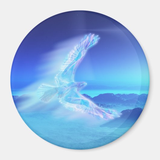 北磁石のフェニックス マグネット (正面)