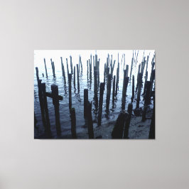 北端ウォーターフロント桟橋残党 キャンバスプリント