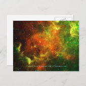 北米およびペリカン星雲 ポストカード (正面/裏面)