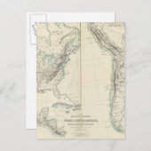 北米および南米 ポストカード (正面/裏面)