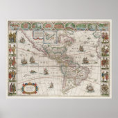 北米と南米 ポスター (正面)