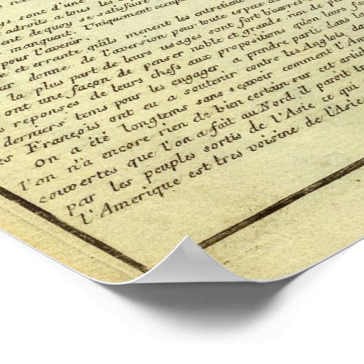 北米と南米 ポスター (角)