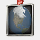 北米に関するグローバルな見解 メタルオーナメント (左)