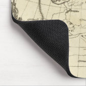 北米のアウトラインマップ マウスパッド (コーナー)