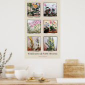 北米のワイルドフラワー[C] ポスター (キッチン)